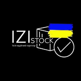 Іконка Telegram каналу IZI Stock - твій надійний партнер👍🐕