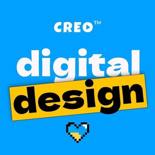 Іконка Telegram каналу 🇺🇦СREO про Digital дизайн