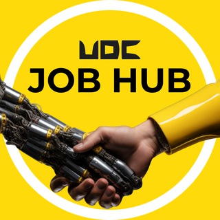 Іконка Telegram каналу UDC JOB HUB | вакансії, робота у digital та IT